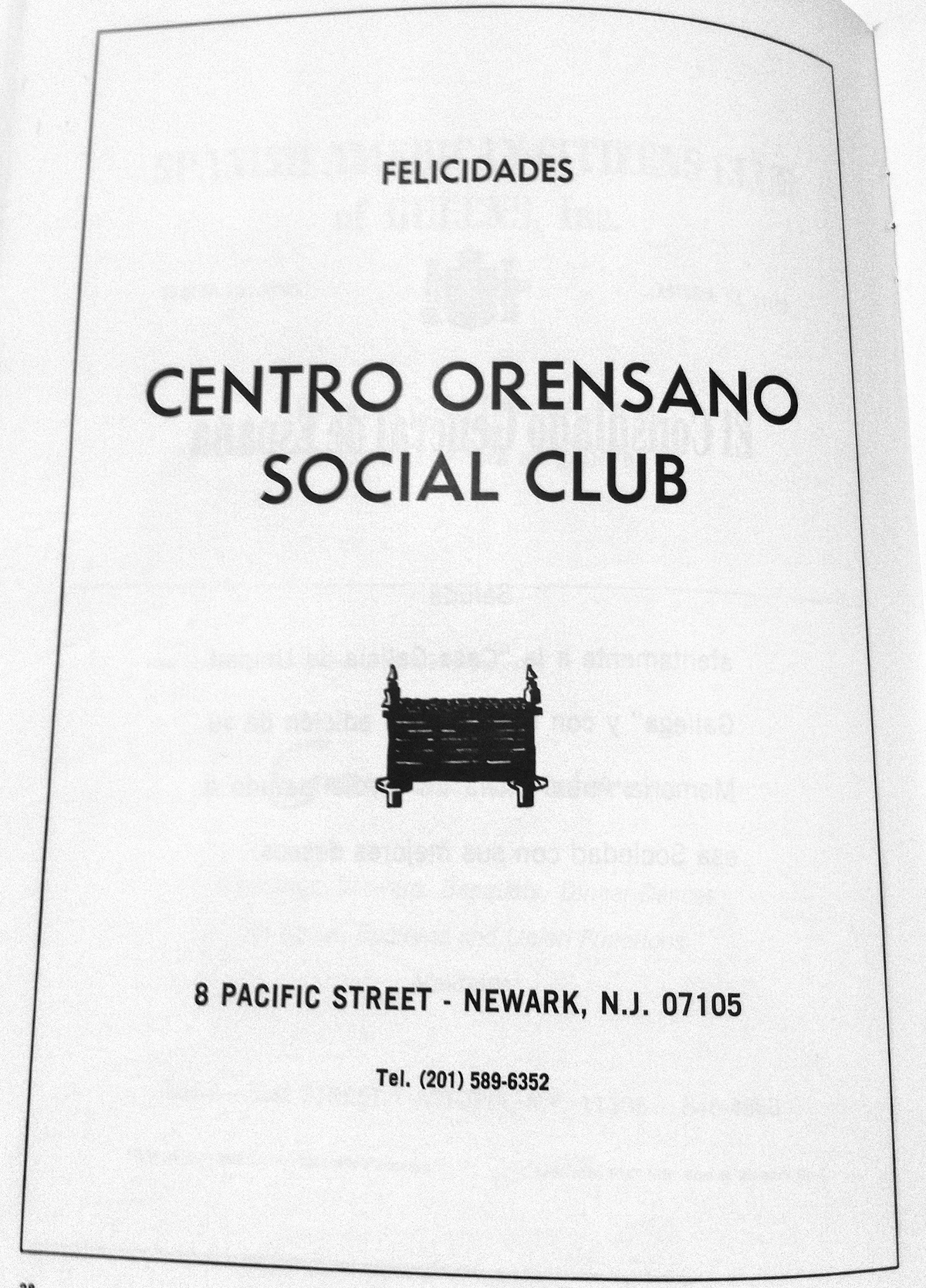 Centro Orensano Social Club, Nova Jersey (Arquivo da Emigración Galega)